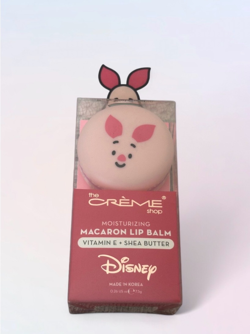 The Crème Shop x Disney Piglet Macaron Lip Balm | Rosy Watermelon |